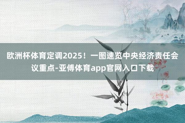 欧洲杯体育定调2025！一图速览中央经济责任会议重点-亚傅体育app官网入口下载